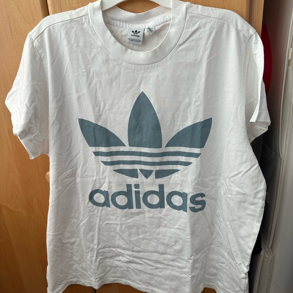 Adidas White T Shirt